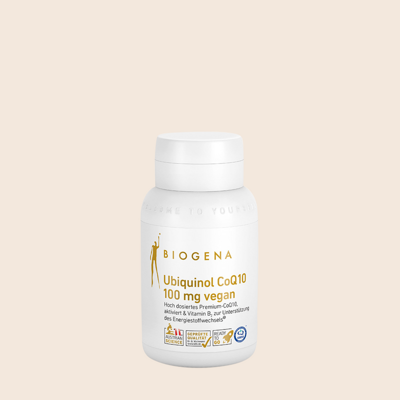 Ubiquinol CoQ10 100mg Vegan Gold | 60 capsules | Biogena
